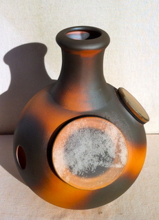 udu drum with skin